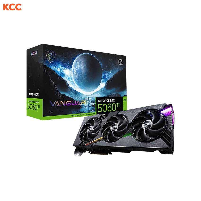 Card màn hình MSI GeForce RTX 5060 Ti 16G VANGUARD OC