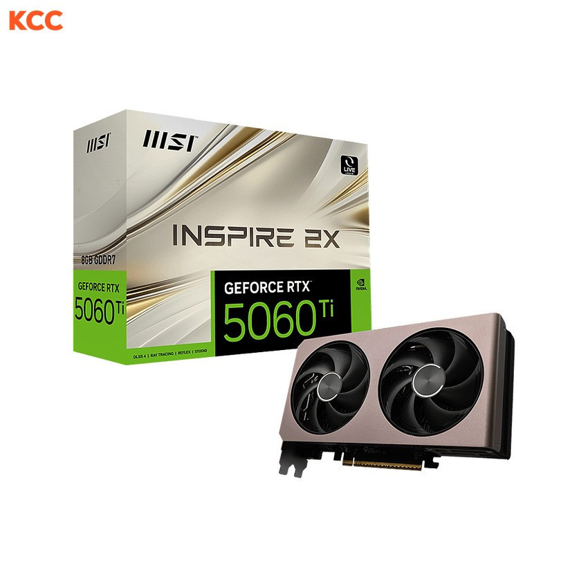Card màn hình MSI GeForce RTX 5060 Ti 8G INSPIRE 2X