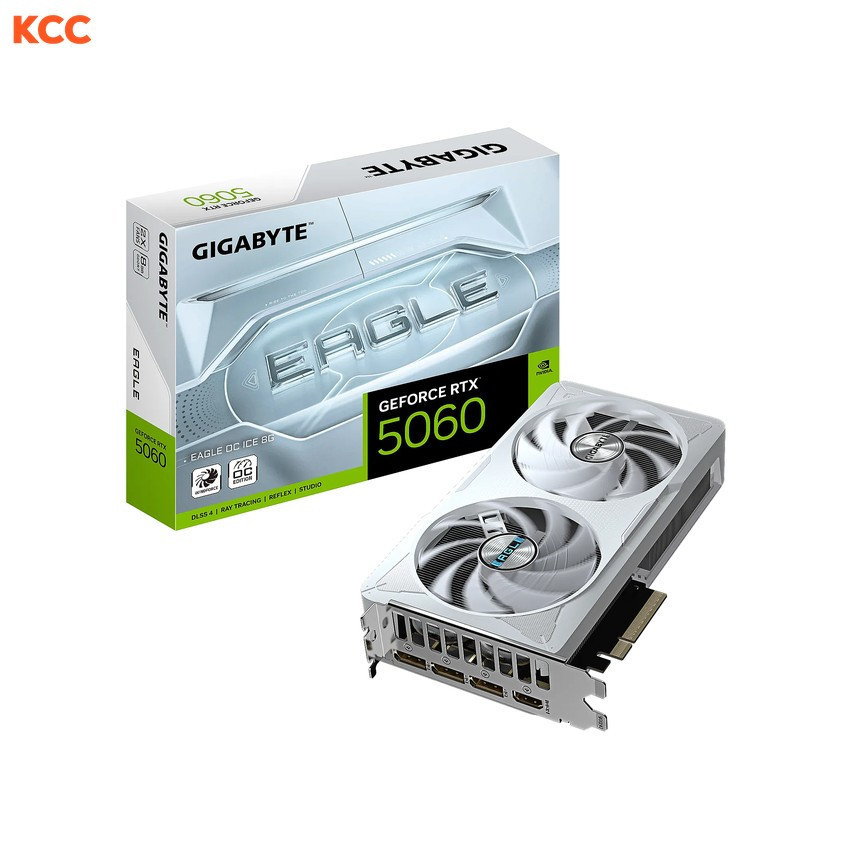 VGA Gigabyte GeForce RTX 5060 EAGLE OC ICE 8G (GV-N5060EAGLEOC ICE-8GD)