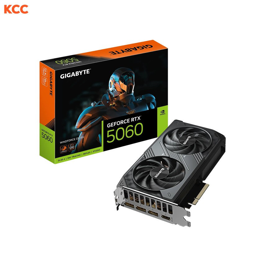VGA Gigabyte GeForce RTX 5060 WINDFORCE OC 8G (GV-N5060WF2OC-8GD)