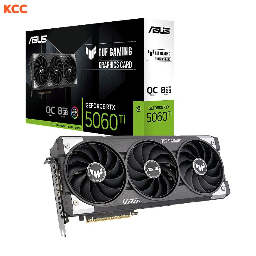 Card màn hình ASUS TUF Gaming GeForce RTX 5060 Ti 8GB GDDR7 OC Edition (TUF-RTX5060TI-O8G-GAMING)