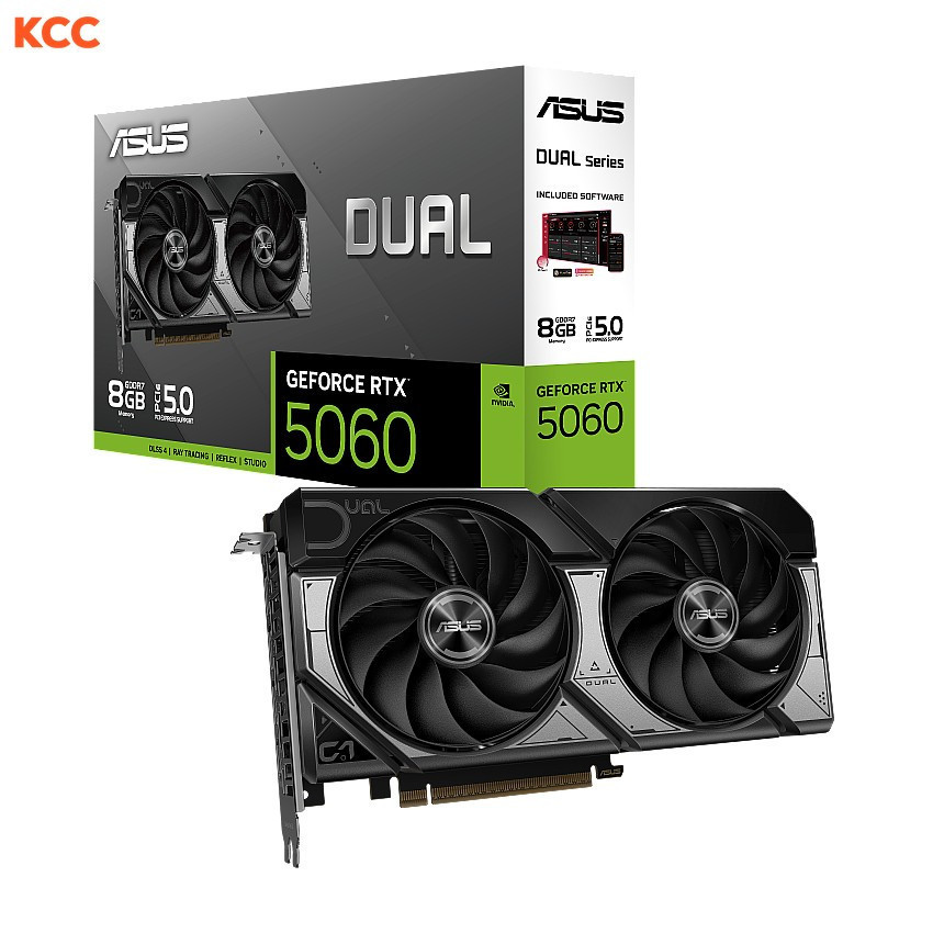 Card màn hình ASUS Dual GeForce RTX 5060 8GB GDDR7 (DUAL-RTX5060-8G)