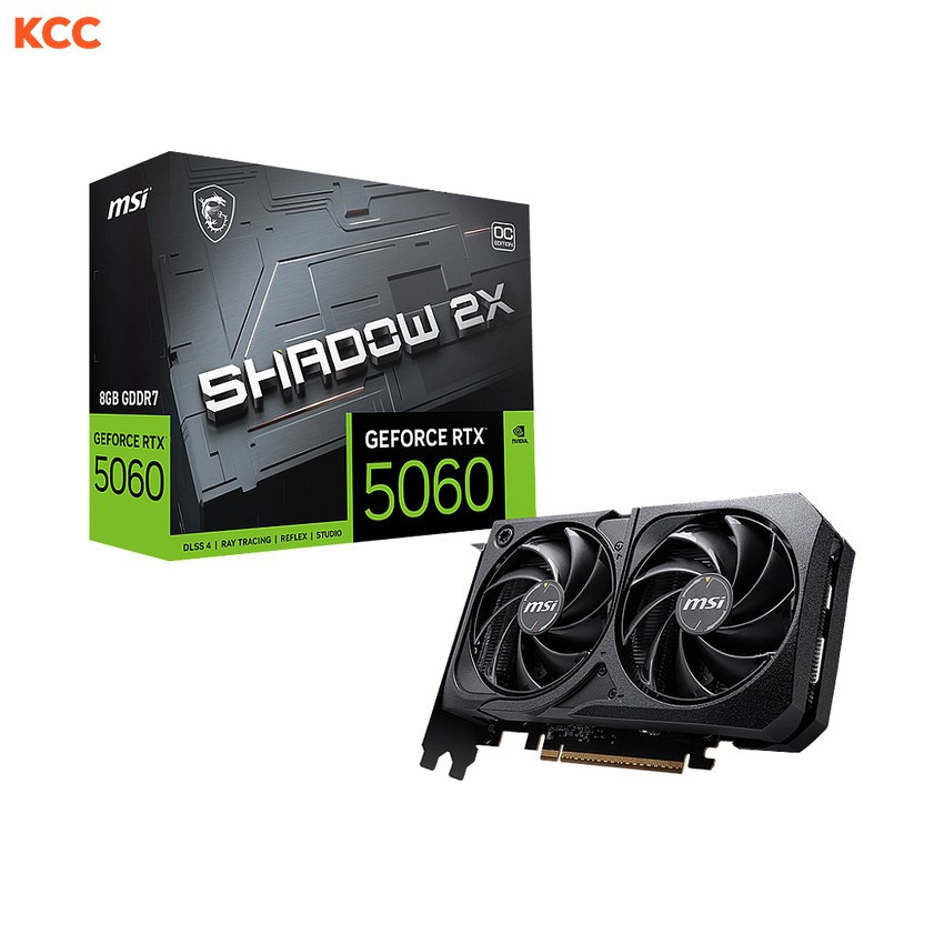 Card màn hình MSI GeForce RTX 5060 8G SHADOW 2X OC