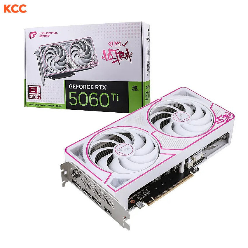 Card màn hình Colorful iGame GeForce RTX 5060 Ti Ultra W DUO OC 8GB-V