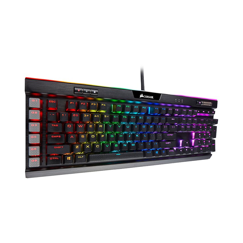 Bàn phím cơ Corsair K95 RGB Platinum Mechanical Cherry MX Blue Black (CH-9127411-NA)