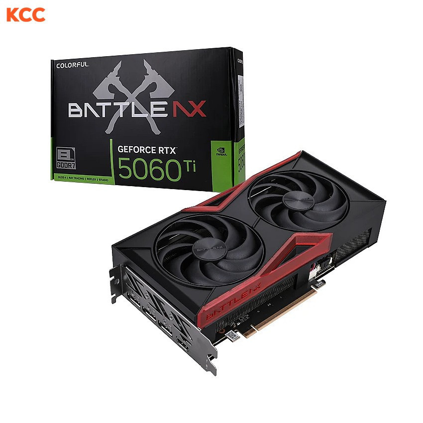 Card màn hình Colorful GeForce RTX 5060 Ti Battle AX DUO 8GB-V (Colorful GeForce RTX 5060 Ti NB DUO 8GB-V)