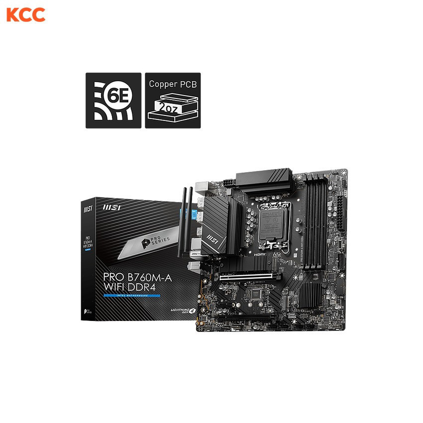 Mainboard MSI PRO B760M-A WIFI DDR4 (Box)