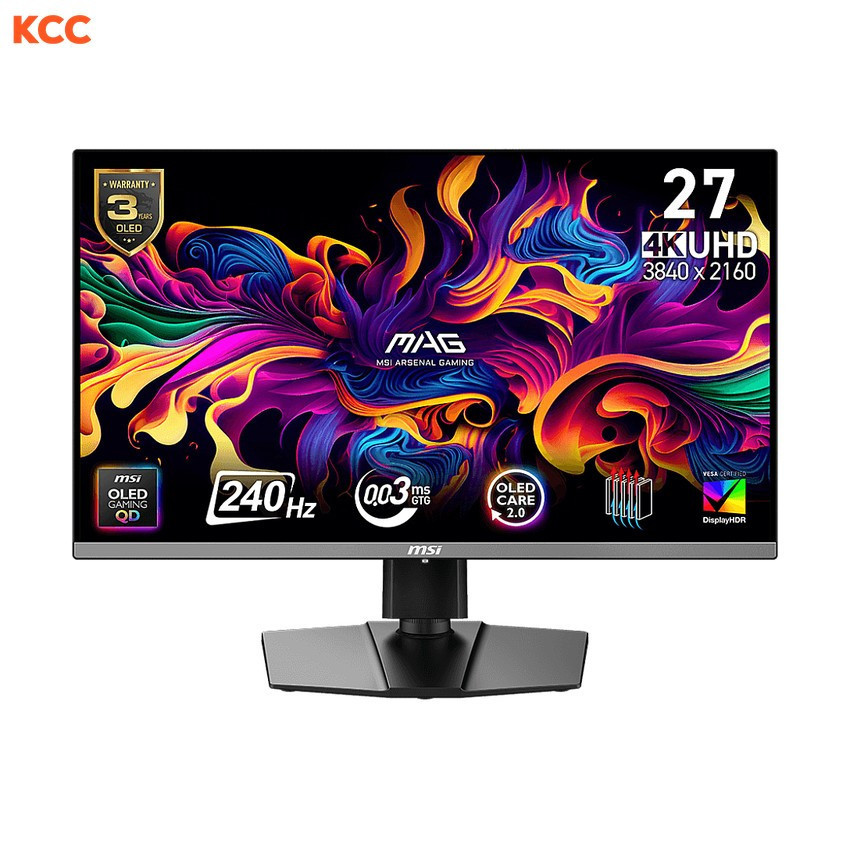 Màn hình gaming MSI MAG 272UP QD-OLED X24 (27in / UHD / OLED / 240Hz / 0.03ms)