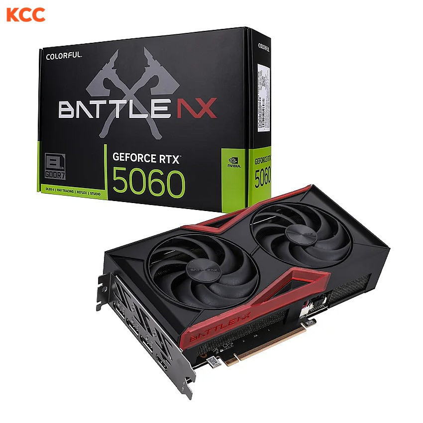 Card màn hình Colorful GeForce RTX 5060 Battle AX DUO 8GB-V (Colorful GeForce RTX 5060 NB DUO 8GB-V)