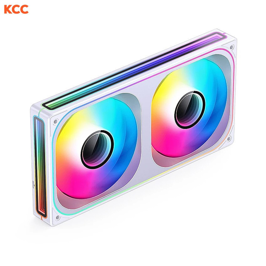 Fan case tản nhiệt Jonsbo ZB-240W (White - Xuôi)