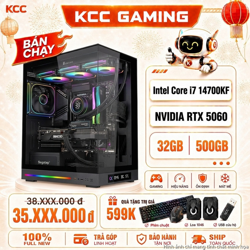 PC KCC Intel i7-14700KF / VGA RTX 5060