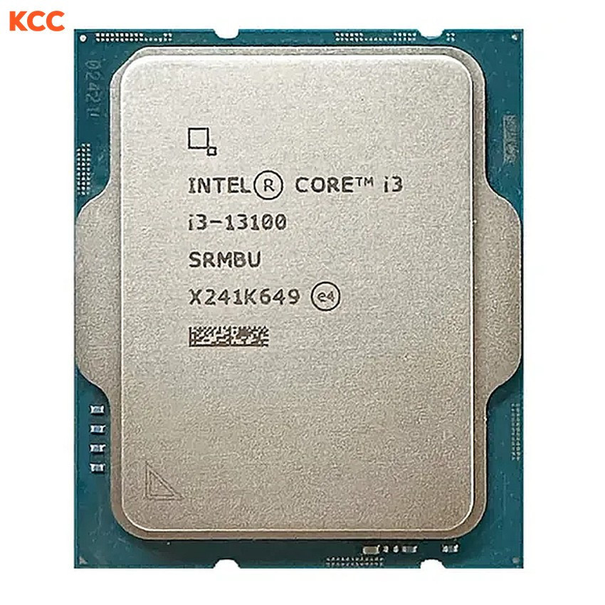 CPU Intel Core i3 13100 Tray (3.4GHz Turbo 4.5GHz, 4 nhân 8 luồng, 12MB Cache, 65W, Intel LGA 1700, Raptor Lake) (Full VAT)