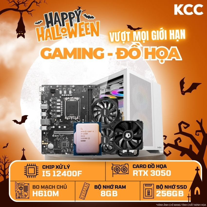 PC KCC Intel I5-12400F/13400F / VGA RTX 3050 (8GB VRAM)