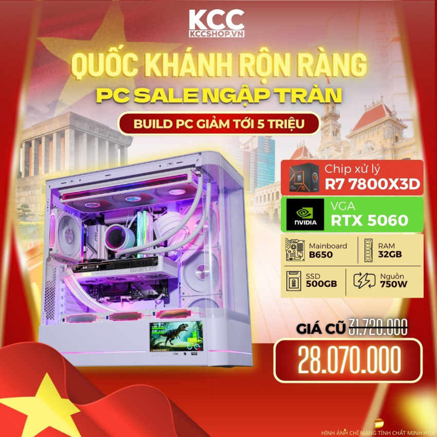 PC KCC AMD R7-7800X3D / VGA RTX 5060