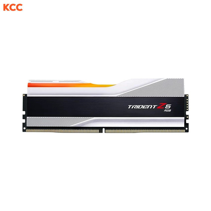 Ram Desktop Gskill Trident Z5 RGB 16GB (16GBx1) DDR5 6000Mhz Silver (F5-6000J3636F16GX1-TZ5RS)
