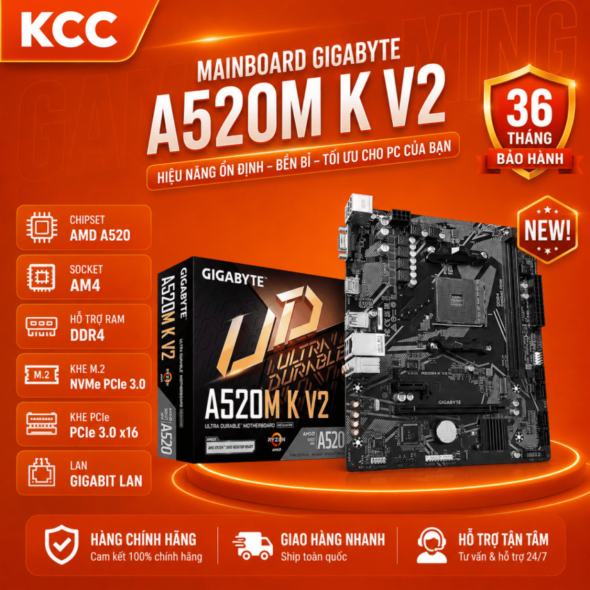 Mainboard Gigabyte A520M K V2