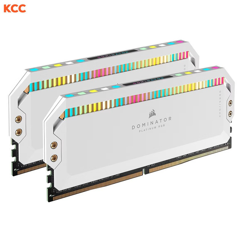 Ram Corsair DOMINATOR PLATINUM RGB White Heatspreader C36 32GB (2x16GB) 6000 MHz DDR5 (CMT32GX5M2X6000C36W)