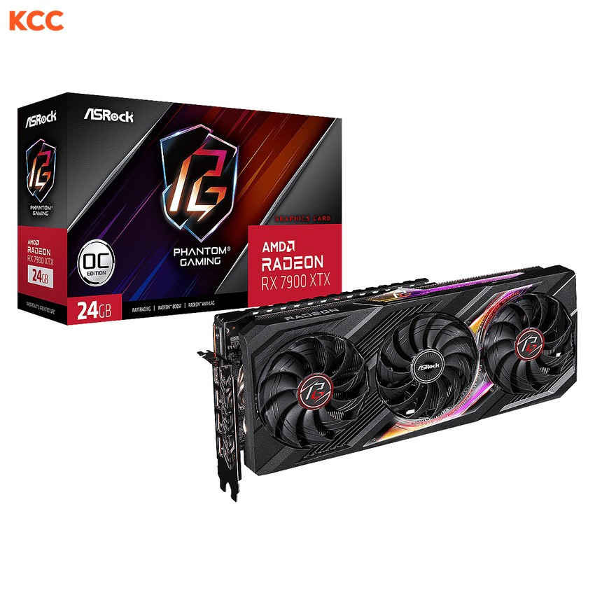 VGA ASROCK AMD Radeon RX 7900 XTX Phantom Gaming 24GB OC (RX7900XTX PG 24GO)