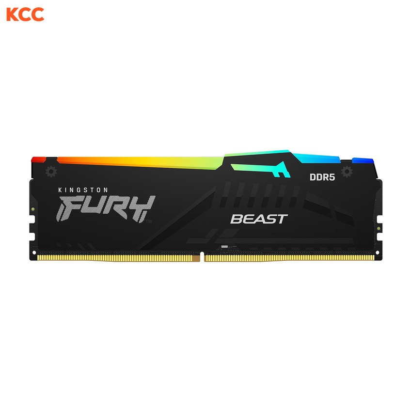 Ram Kingston FURY Beast RGB 16GB (1x16GB) DDR5 bus 5600Mhz (KF556C40BBAK2-32WP) (Thanh đơn)