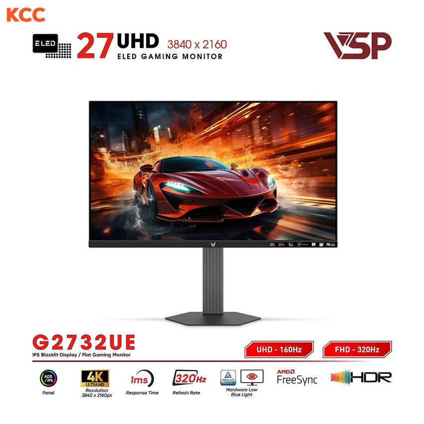 Màn hình VSP Vision Plus G2732UE (27in / UHD / IPS / 320Hz / 1ms)