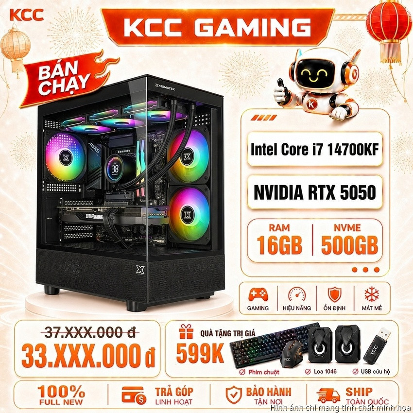 PC KCC Intel i7-14700KF / VGA RTX 5050