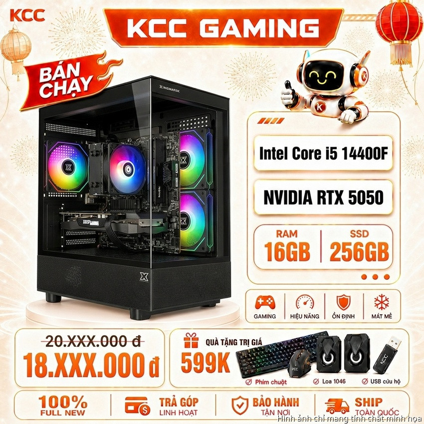 PC KCC Intel i5-14400F / VGA RTX 5050