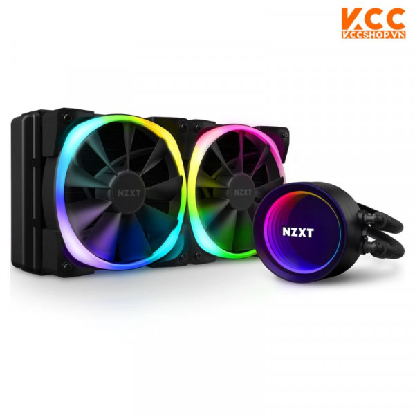 Tản nhiệt nước CPU NZXT Kraken X53 RGB - 240mm Black (RL-KRX53-R1)