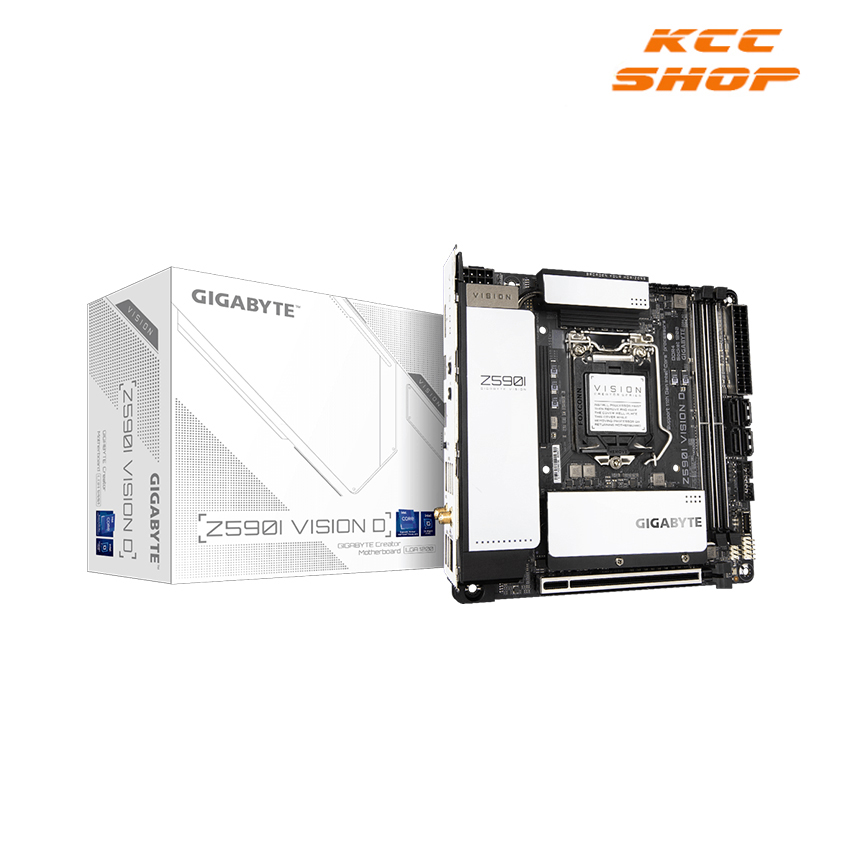 Mainboard Gigabyte Z590I VISION D (Intel Z590, Socket 1200, Mini-ITX, 2 khe Ram DDR4)