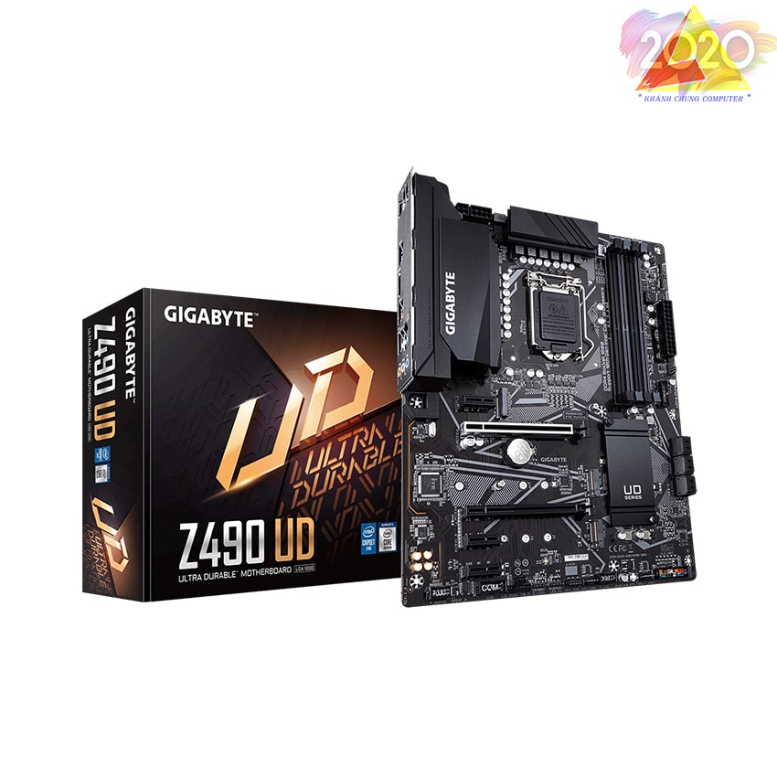 Mainboard GIGABYTE Z490 UD (Intel Z490, Socket 1200, ATX, 4 khe RAM DDR4)