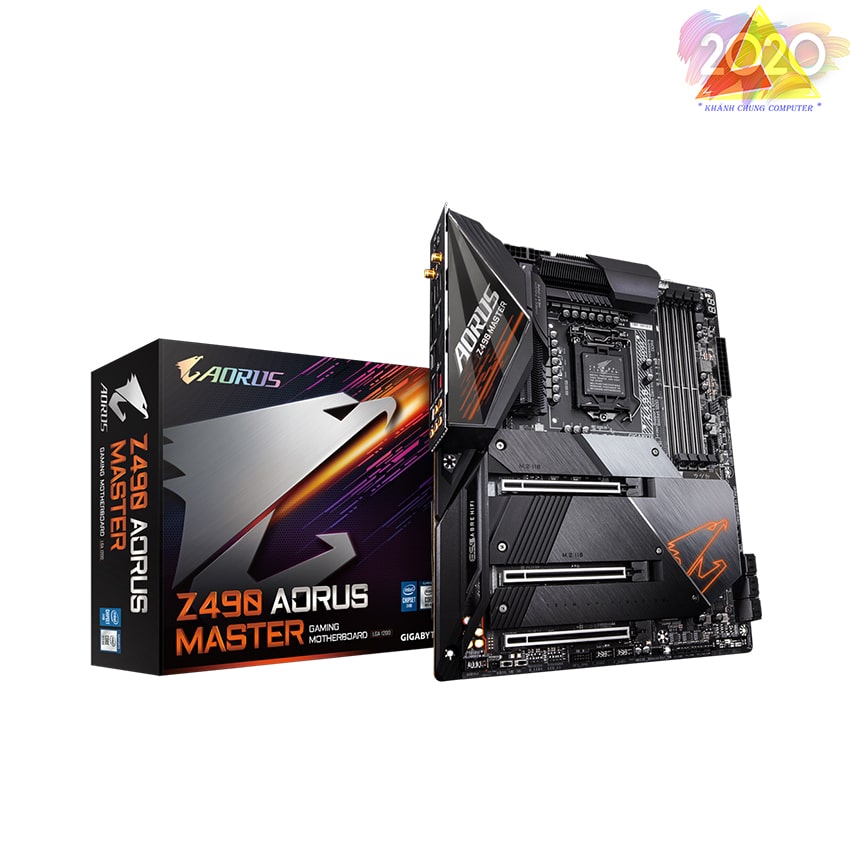 Mainboard GIGABYTE Z490 AORUS MASTER (Intel Z490, Socket 1200, ATX, 4 khe RAM DDR4)