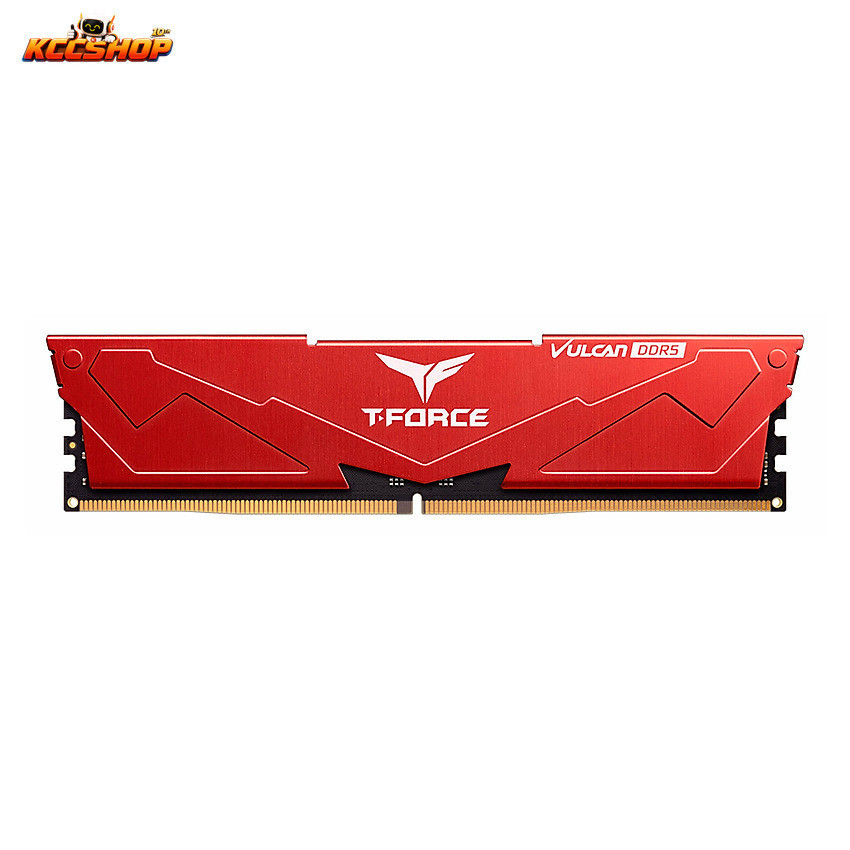 Ram Teamgroup Vulcan DDR5 16GB (1x16GB) CL38 6000MHz Red (FLRD516G6000HC38G01)