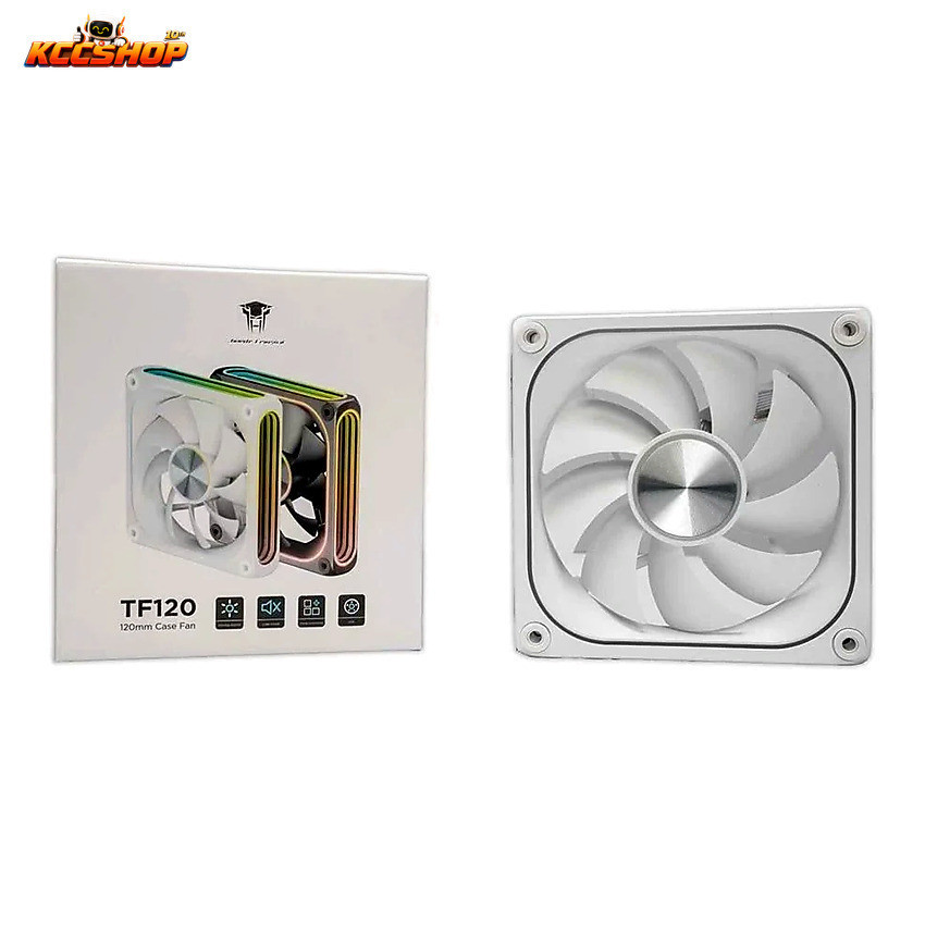 Fan case Jungle Leopard TF120 Trắng ngược