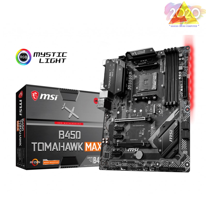 Mainboard MSI B450 TOMAHAWK MAX ( Chính Hãng Mai Hoàng Hà Nội )