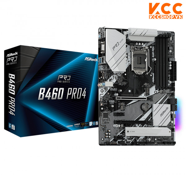 Mainboard ASROCK B460 PRO4 – 4 Khe Ram