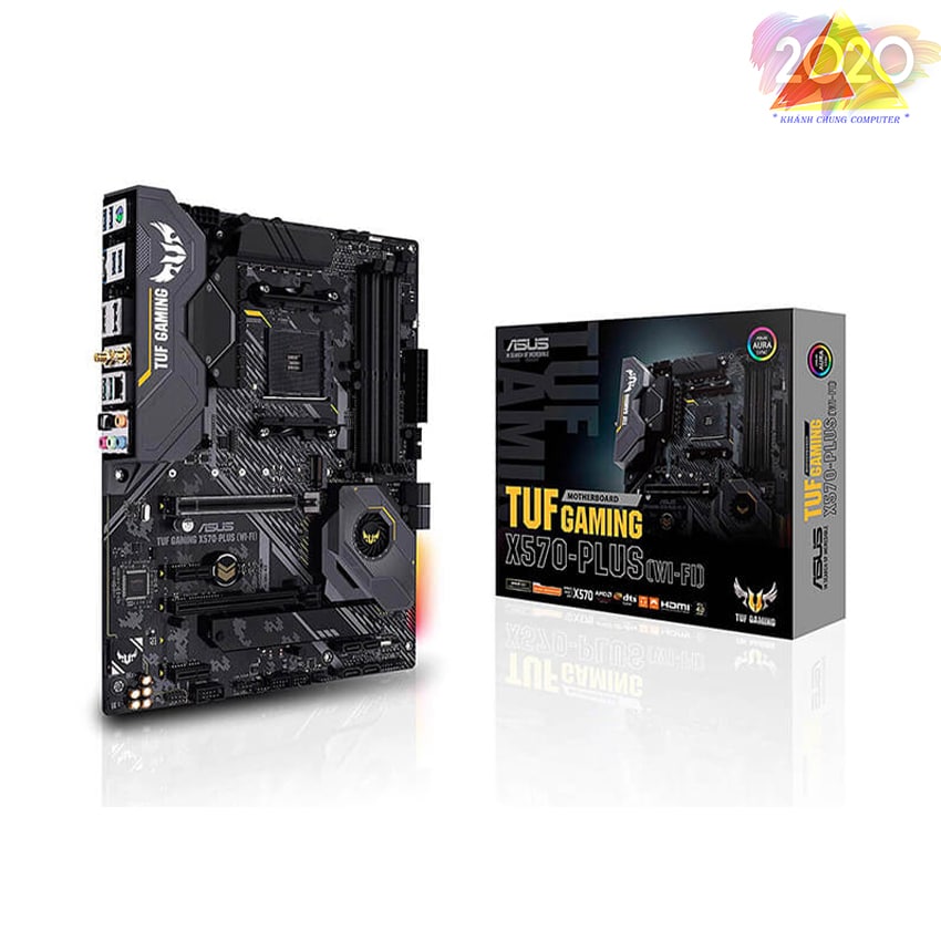 Mainboard ASUS TUF GAMING X570 PLUS (Wi-Fi) (AMD X570, Socket AM4, ATX, 4 khe RAM DDR4)
