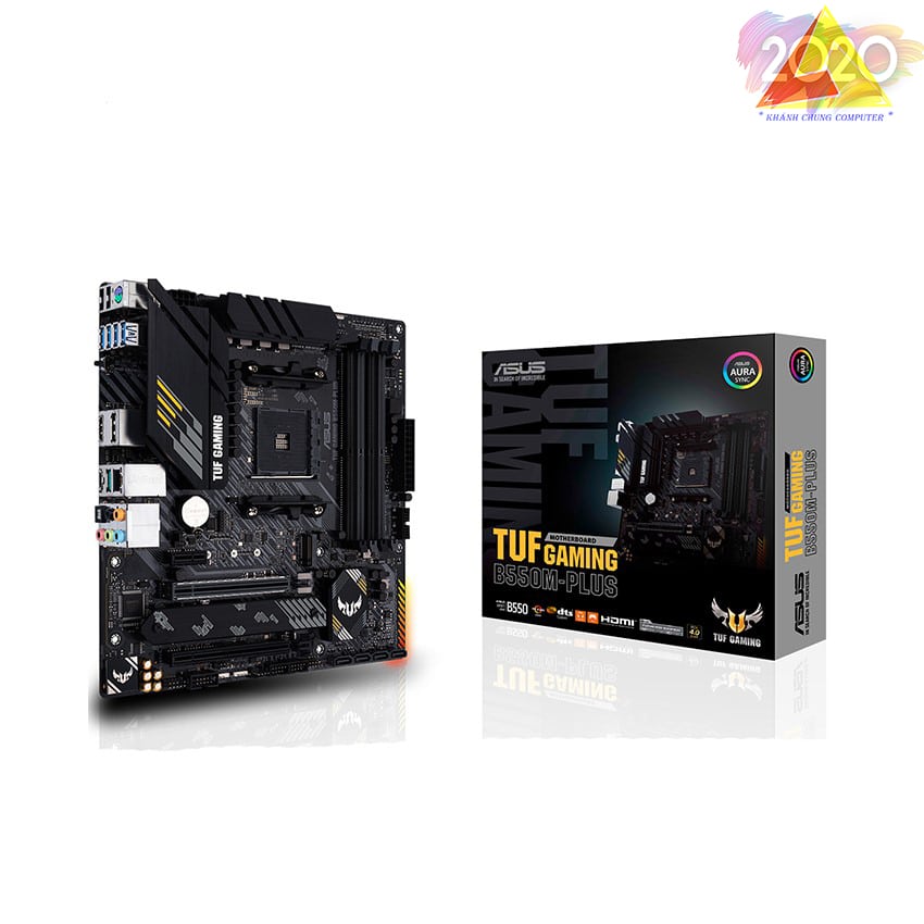 Mainboard ASUS TUF GAMING B550M-PLUS (AMD B550, Socket AM4, m-ATX, 4 khe RAM DRR4)