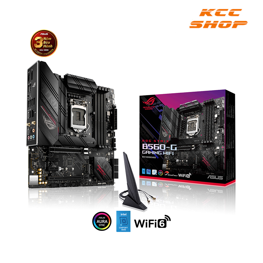 Mainboard ASUS ROG STRIX B560-G GAMING WIFI (Intel B560, Socket 1200, m-ATX, 4 khe Ram DDR4)