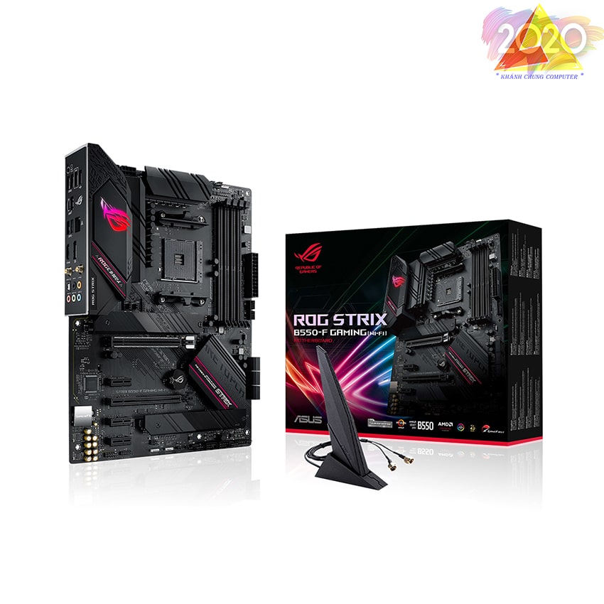 Mainboard ASUS ROG STRIX B550-F GAMING  (AMD B550, Socket AM4, ATX, 4 khe RAM DRR4)