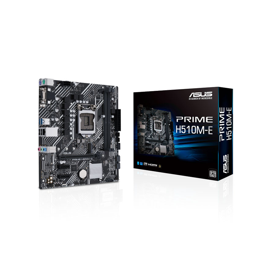 Mainboard ASUS PRIME H510M-E (Intel H510, Socket 1200, m-ATX, 2 khe Ram DDR4)