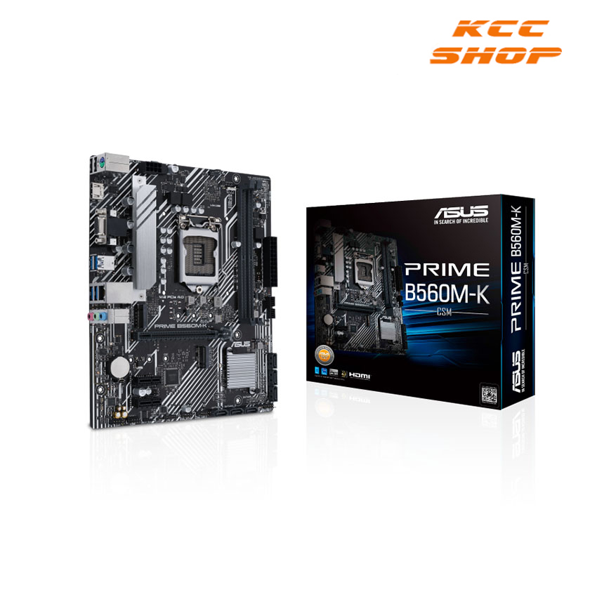 Mainboard ASUS PRIME B560M-K/CSM (Intel B560, Socket LGA 1200, m-ATX, 2 khe RAM DRR4)
