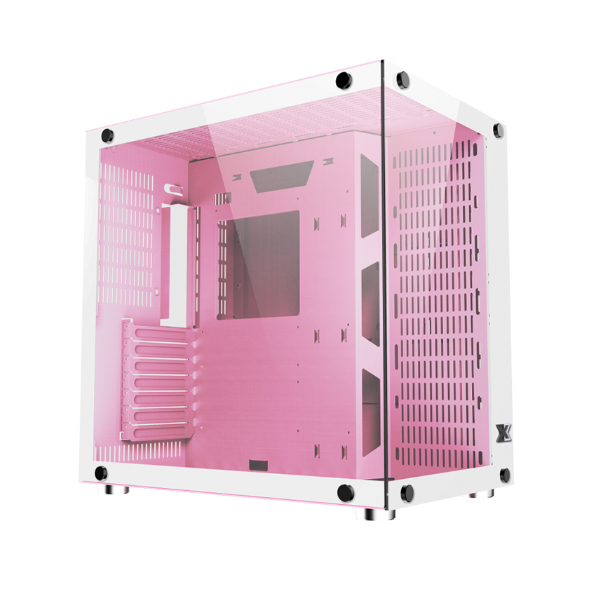 Vỏ Case Xigmatek AQUARIUS PLUS - QUEEN EN46454 (Mid Tower/Màu Hồng)
