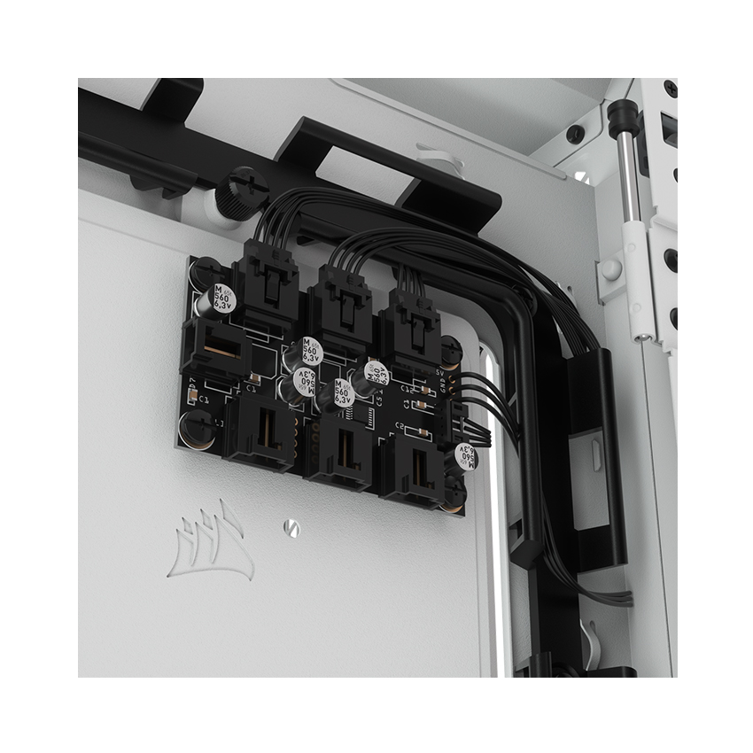 Vỏ máy tính Corsair iCUE 5000X RGB TG White - CC-9011213-WW