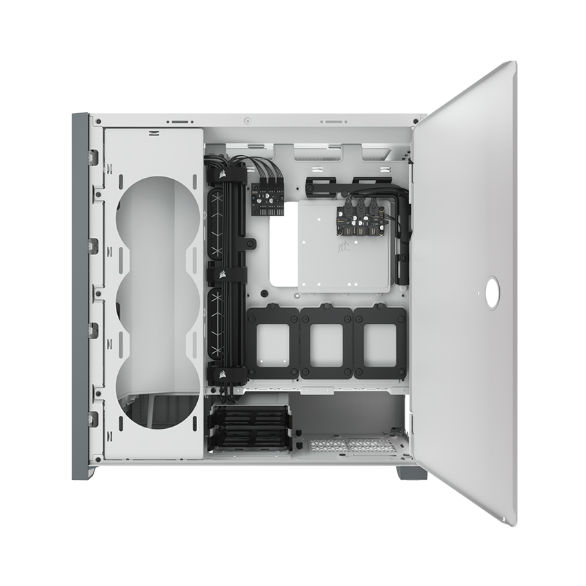 Vỏ máy tính Corsair iCUE 5000X RGB TG White - CC-9011213-WW