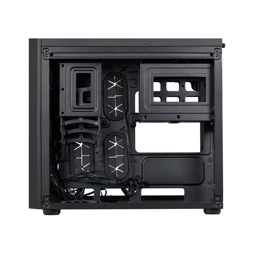 Vỏ Case Corsair Crystal Series 280X RGB Tempered Glass (Mini Tower/Màu Đen) - CC-9011135-WW