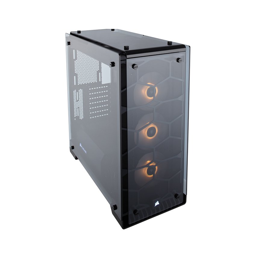 Vỏ Case Corsair 570X (MidTower/Màu Xanh/Led RGB) 