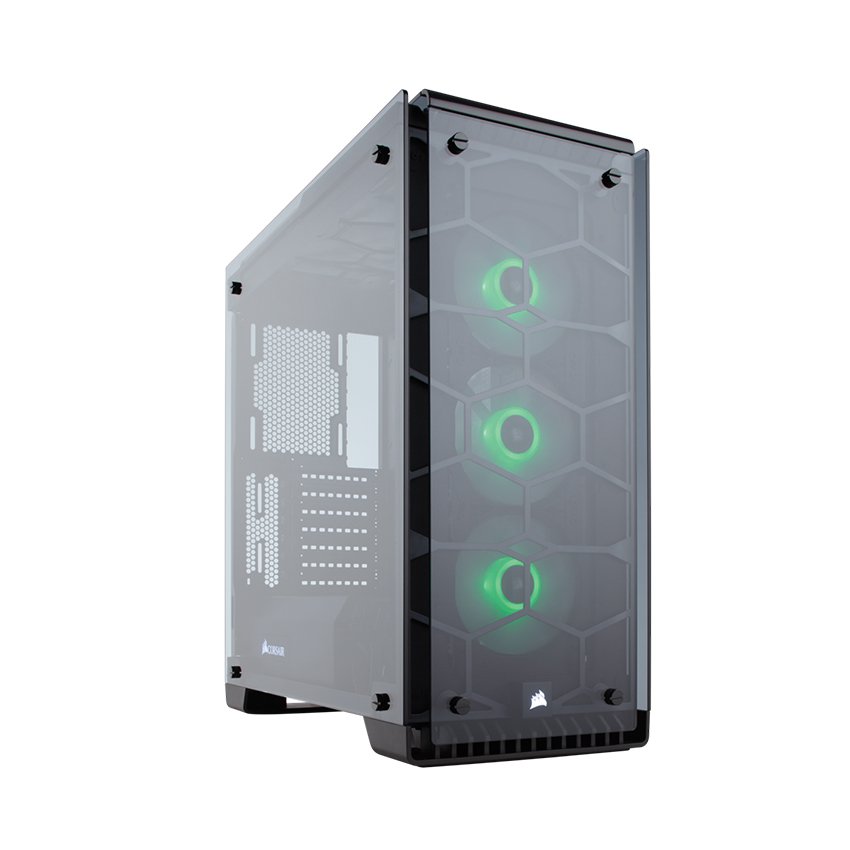Vỏ Case Corsair 570X (MidTower/Màu Xanh/Led RGB) 