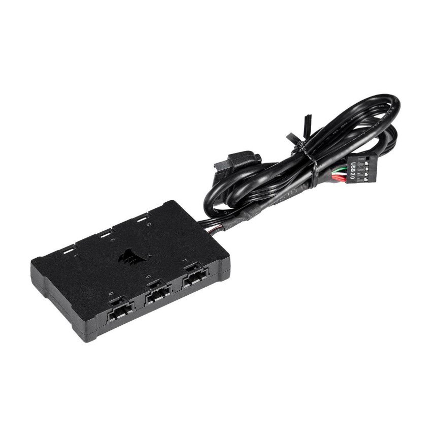 Bộ 3 quạt máy tính 120mm Corsair QL120 RGB kèm Node CORE - NEW (CO-9050098-WW)
