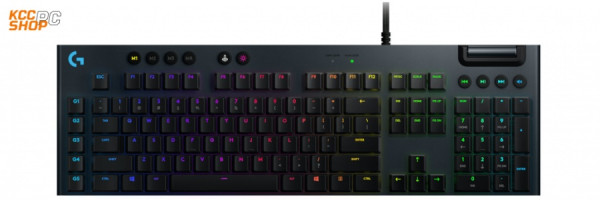 Bàn phím cơ Logitech G813 Lightsync RGB Mechanical Romer G Linear Gaming Keyboard Black