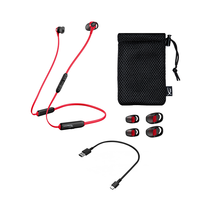 Tai nghe không dây Kingston HyperX Cloud Buds HEBBXX MC RD/G (Bluetooth Earbuds)