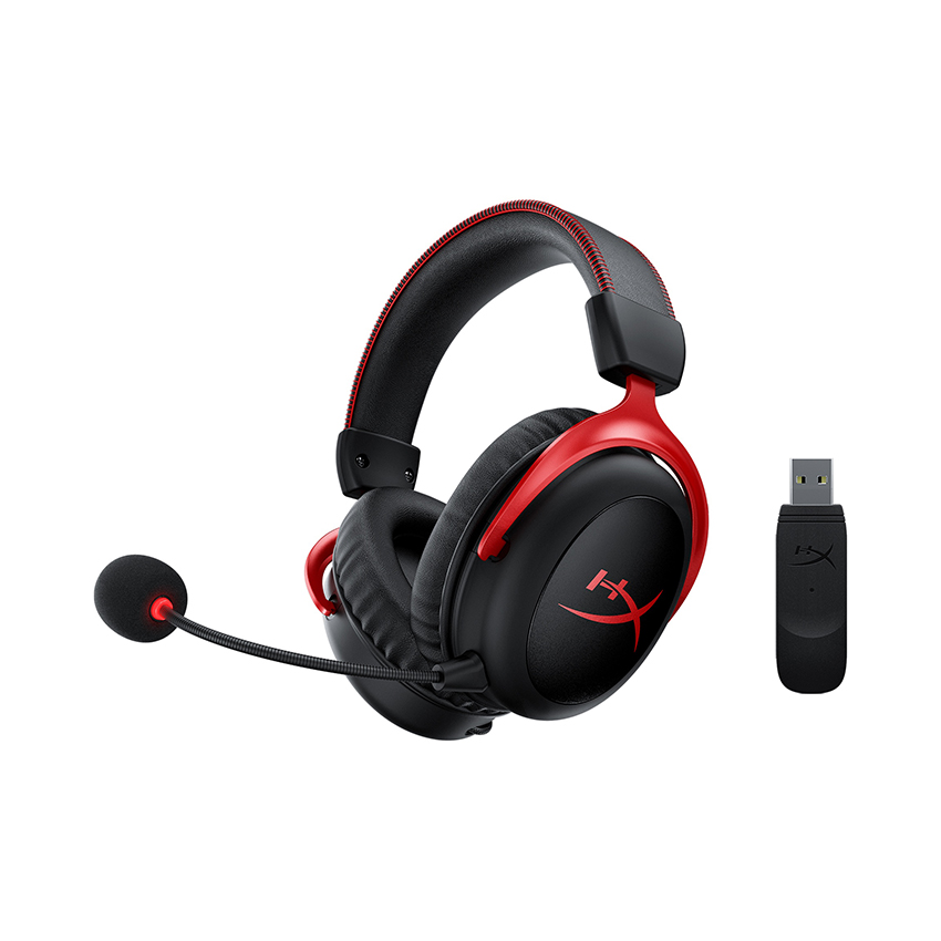 Tai nghe Kingston HyperX Cloud II Wireless HHSC2X-BA-RD/G (Đen đỏ)